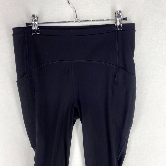 Lululemon Black Capri Leggings Ladies Size 8 - Picture 5 of 11